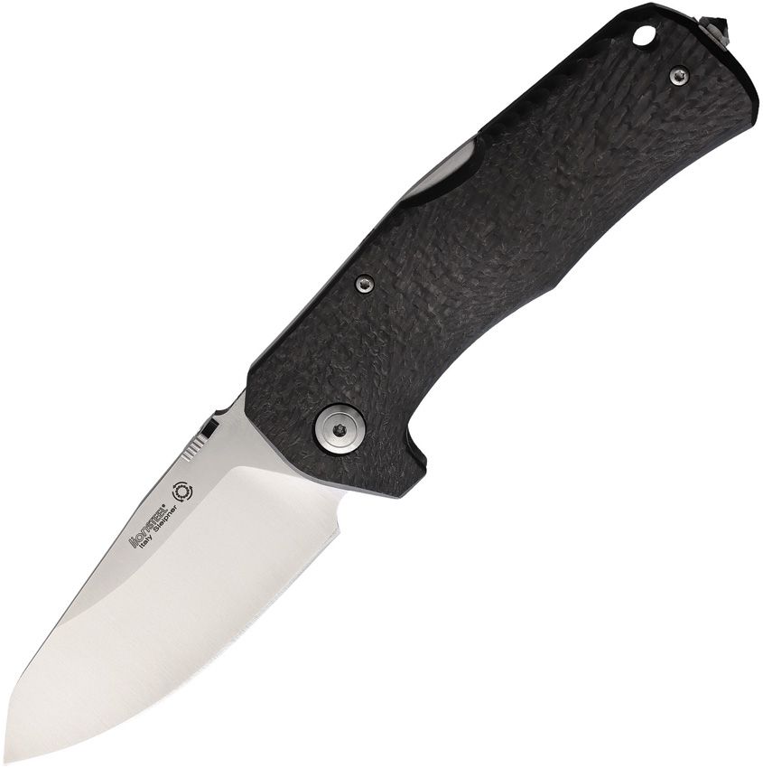 LionSteel TM1 Lockback - Sleipner Satin Blade - One Piece Carbon Fiber Handle - LSTTM1CS