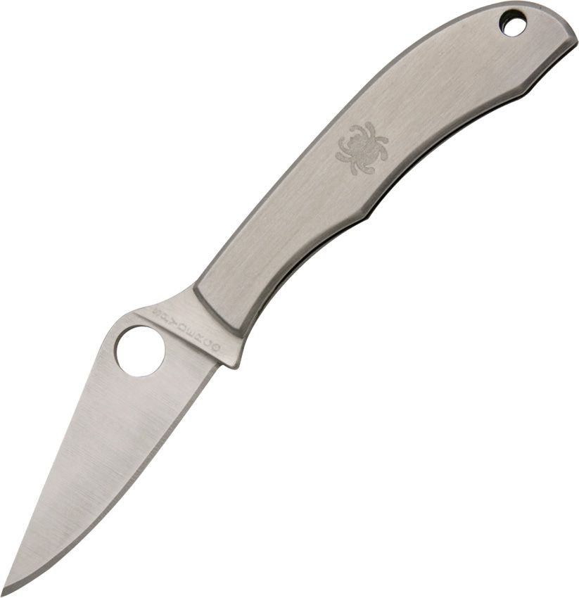 Spyderco Honeybee Slip-It - 3Cr13 Stainless Blade - Brushed Stainless Handle - C137P