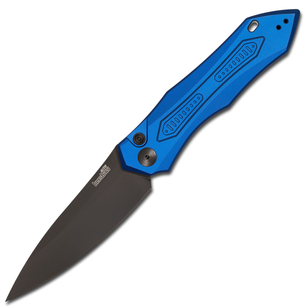 Kershaw Launch 6 Auto - CPM 154 Black DLC Blade - Blue Aluminum Handle - KS7800BLUBLK