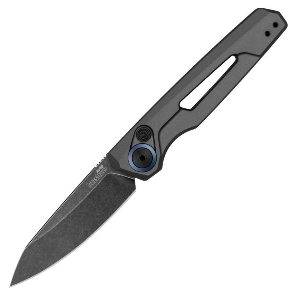 Kershaw Launch 11 Auto - BlackWashed CPM-154 Reverse Tanto Blade - Gray Aluminum Handle - KS7550GRY