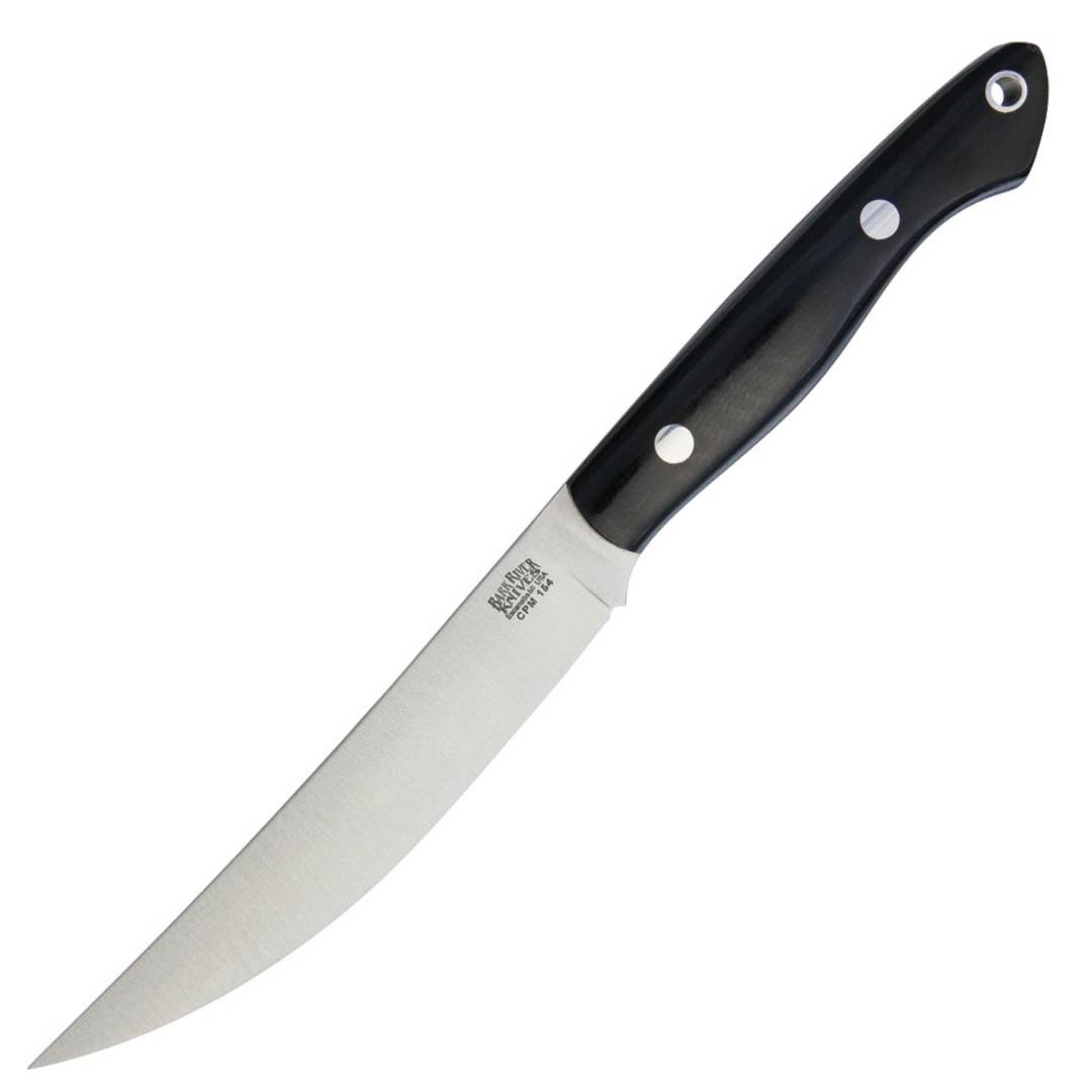 Bark River Mini Kalahari Sportsman - CPM 154 - Black Canvas Micarta