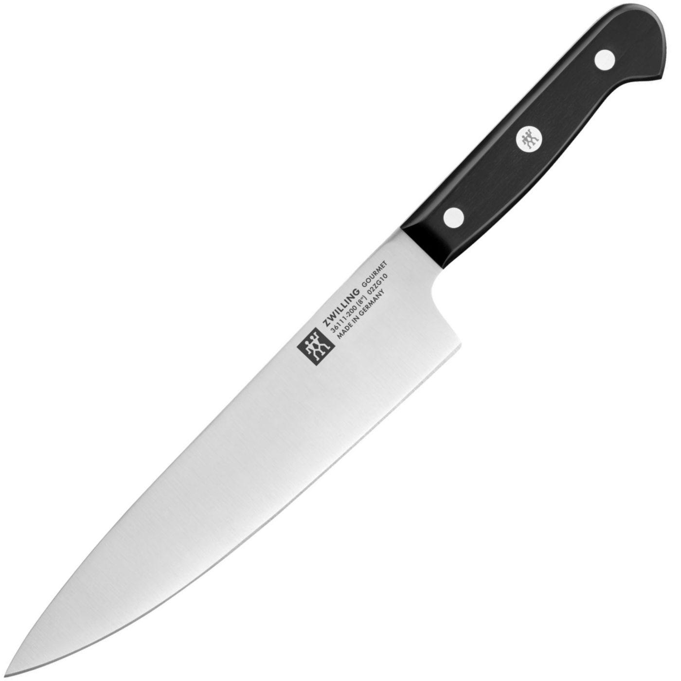 Zwilling Gourmet 8" Chef - German High-Carbon Stainless - Black POM