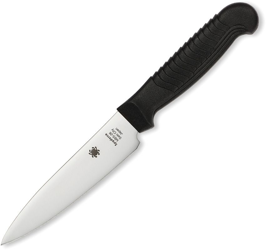 Spyderco Small Utility Knife 4.5" Black Plainedge - K05PBK