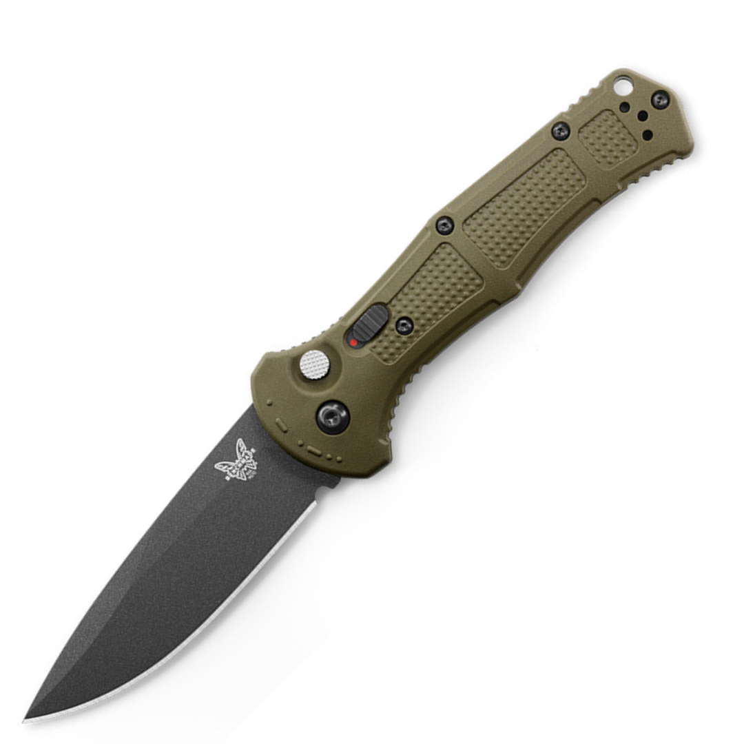 Benchmade Claymore - D2 Drop Point - Ranger Green Grivory - 9070BK-1