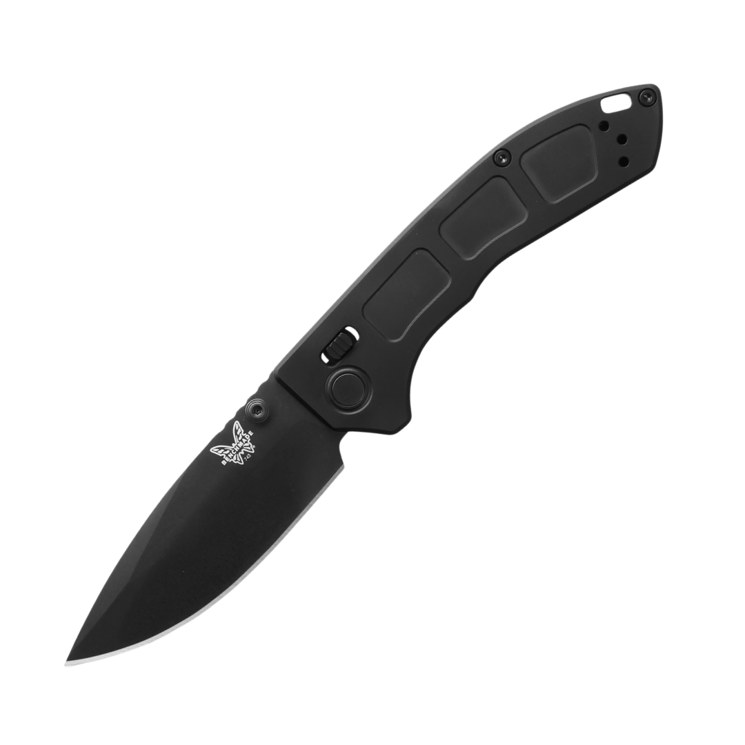 Benchmade Mini Narrows - 20CV Black Drop Point- Black Titanium - 743BK-01