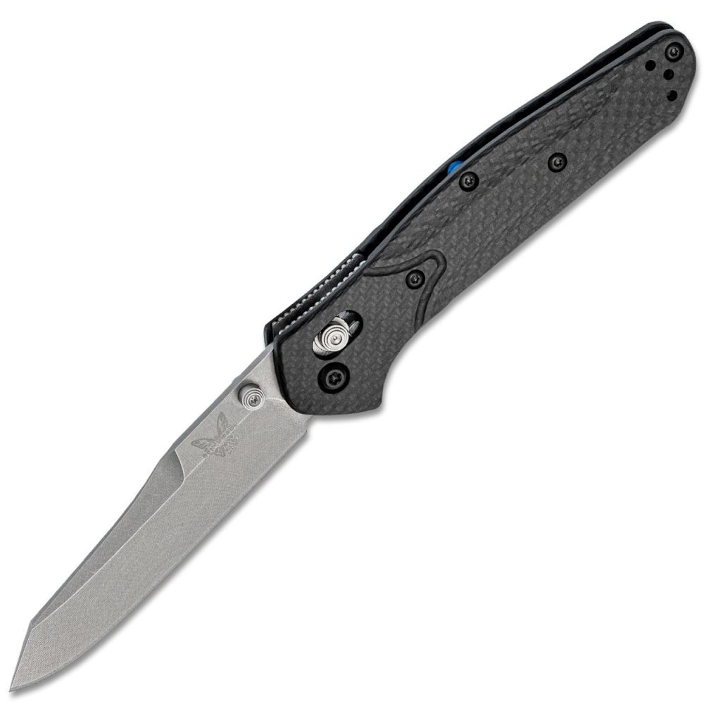 Benchmade Osborne - S90V Stonewashed Reverse Tanto Blade - Carbon Fiber Handle - 940-1