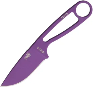 ESEE Izula Purple - 1095 Steel - Full Tang Steel Handle - ESISPURPBLK