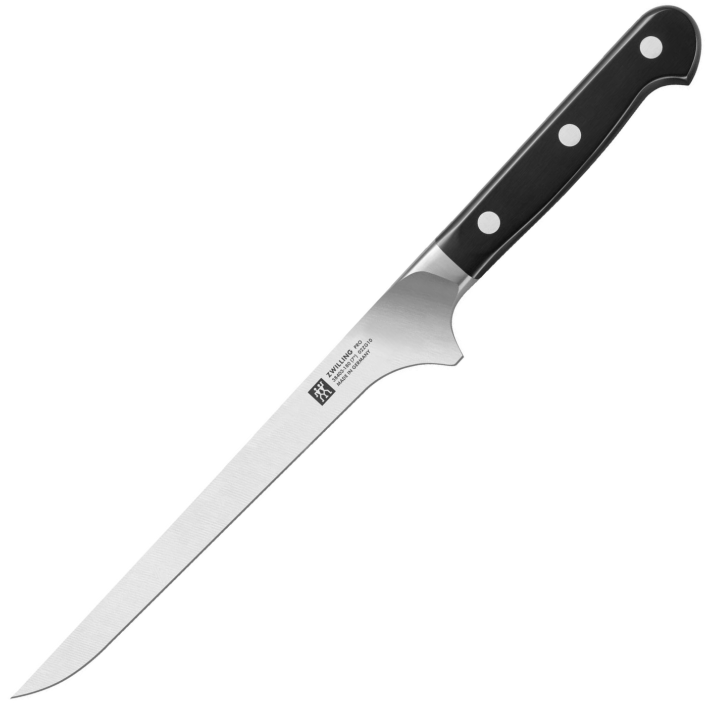 Zwilling Pro 7" Flexible Fillet - German High-Carbon Stainless - Black Polymer