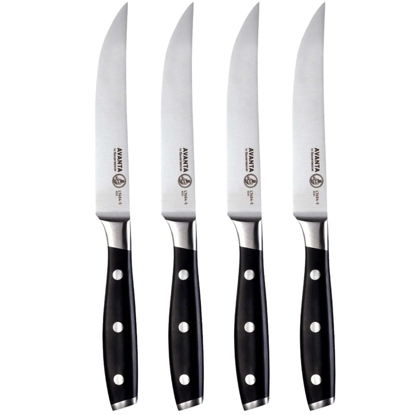 Messermeister Avanta POM 4 Piece Fine Edge Steak Knife Set