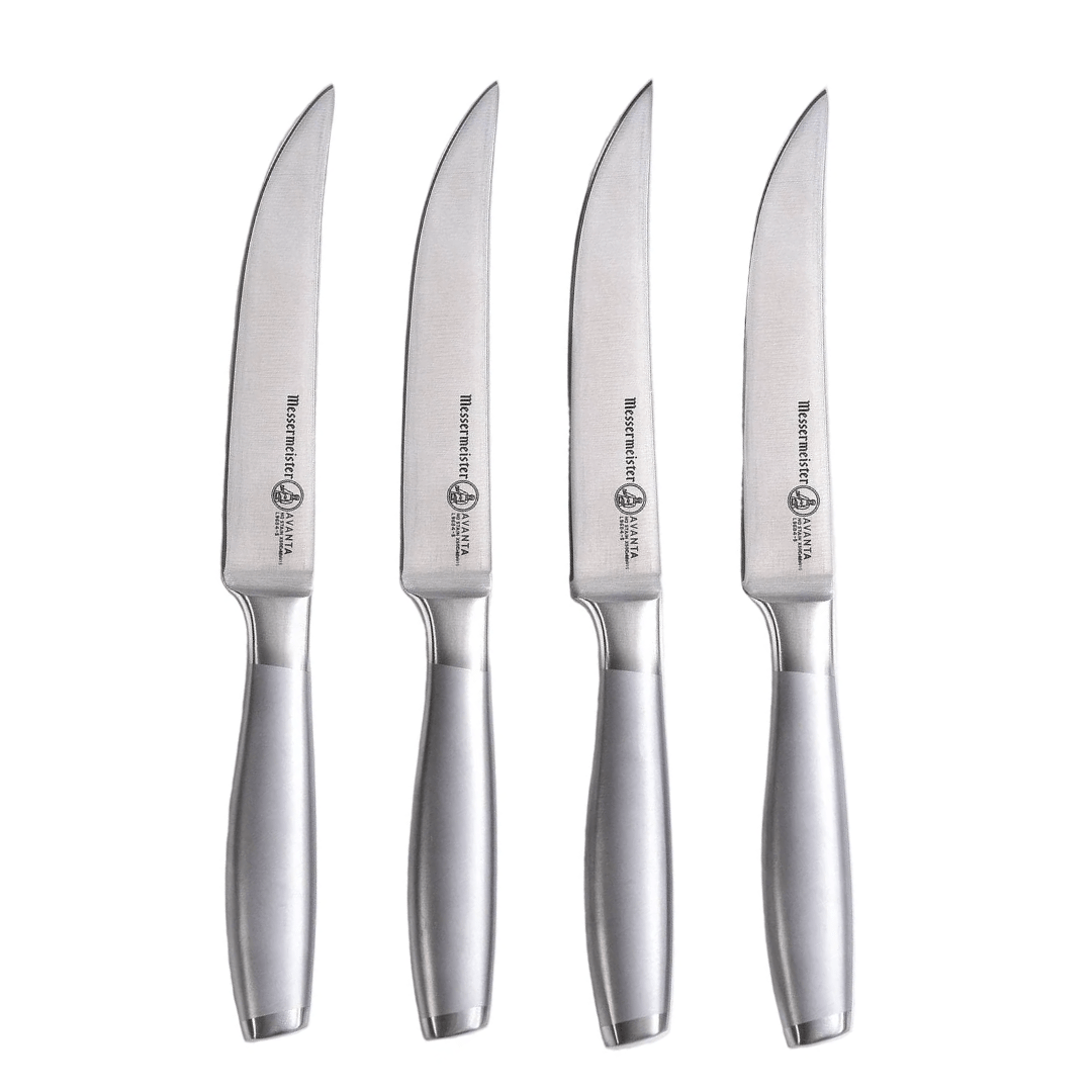 Messermeister Avanta Stainless Fine Edge Steak Knife Set - 4 Piece