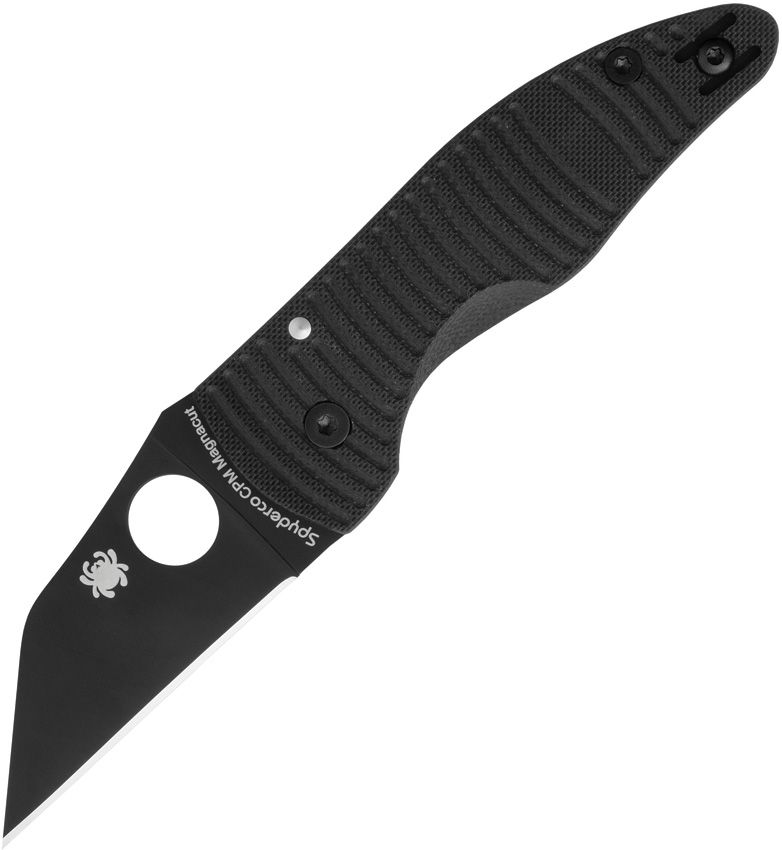 Spyderco Microjimbo Salt - Black Magnacut Wharncliffe Blade - Black G10 Handle - C264GMCBKP