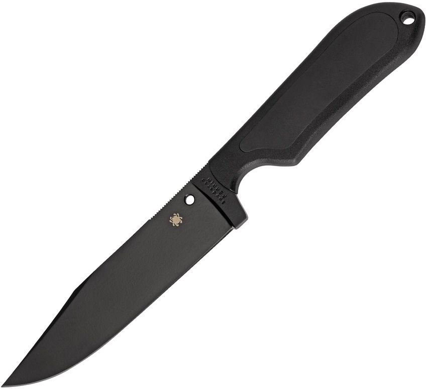 Spyderco Street Bowie - VG10 Black Blade - FRN Handle with Kraton Rubber Inserts - FB04PBB