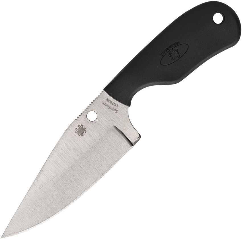 Spyderco Subway Bowie - LC200N Drop Point Blade - Black FRN Handle FB48PBK