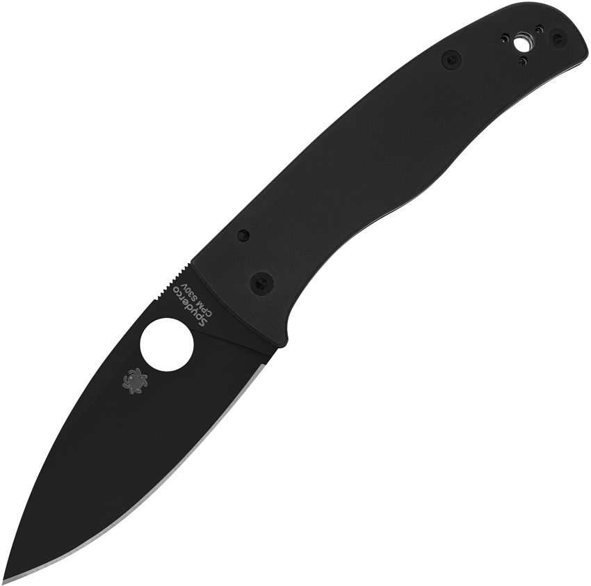 Spyderco Bodacious - Black DLC S30V Blade - Black G10 Handle - Compression Lock - C263GPBK