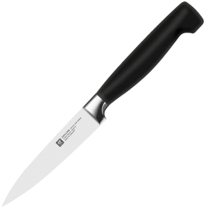 Zwilling Four Star 4" Paring - German High-Carbon Stainless - Black Polypropylene